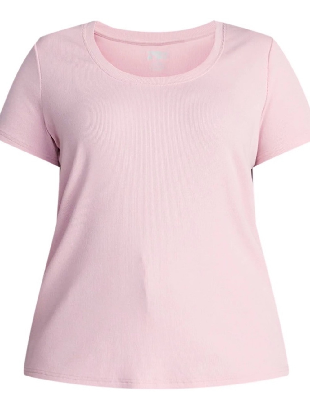 Terra & Sky Light Pink Short-Sleeve Crew Neck Tee